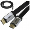 AUDA Prestige Kabel HDMI 2.0 4K Premium High Speed Ultra HD 4K@60 płaski 10m