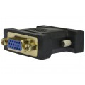 AUDA Przejście Adapter DVI / SVGA (wtyk DVI-I 24+5-pin / gniazdo D-Sub 15-pin)