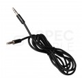 AUDA Slim Kabel Audio AUX mini Jack 3,5mm Stereo (wtyk / wtyk) Czarny 3m