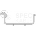 BAKS Korytko siatkowe KDS/KDSO100H60/3 3,8mm 3m sfazowane 100x60x3000mm do prowadzenia tras kablowych