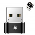 BASEUS Adapter OTG Przejściówka USB 2.0 A / typ-C (wtyk / gniazdo) 3A