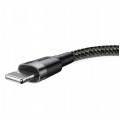 BASEUS Kabel USB 2.0 A / Lightning 8-pin (wtyk / wtyk) czarny 0,5m