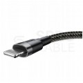 BASEUS Kabel USB 2.0 A / Lightning 8-pin (wtyk / wtyk) czarny 0,5m