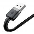 BASEUS Kabel USB 2.0 A / Lightning 8-pin (wtyk / wtyk) czarny 0,5m