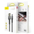 BASEUS Kabel USB 2.0 A / Lightning 8-pin (wtyk / wtyk) czarny 2m