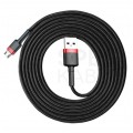 BASEUS Kabel USB 2.0 A / micro-B (wtyk / wtyk dwustronny) Quick Charge 3.0 czarny 2m