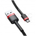 BASEUS Kabel USB 2.0 A / micro-B (wtyk / wtyk dwustronny) Quick Charge 3.0 czarny 2m