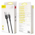 BASEUS Kabel USB 2.0 A / micro-B (wtyk / wtyk dwustronny) Quick Charge 3.0 czarny 3m