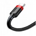 BASEUS Kabel USB 3.0 typ-C / A (wtyk / wtyk) Quick Charge 3.0 czarno-czerwony 1m
