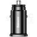 BASEUS Ładowarka samochodowa USB Quick Charge 4.0 + USB typ-C Power Delivery 3.0 (30W)
