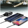 BASEUS Ładowarka samochodowa USB Quick Charge 4.0 + USB typ-C Power Delivery 3.0 (30W)