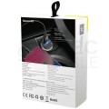 BASEUS Ładowarka samochodowa USB Quick Charge 4.0 + USB typ-C Power Delivery 3.0 (30W)