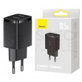 BASEUS Ładowarka sieciowa 2x USB (5V / 2.1A ) technologia iQ Smart Charging