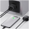 BASEUS Ładowarka sieciowa 2x USB (5V / 2.1A ) technologia iQ Smart Charging