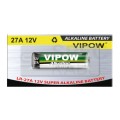 Bateria alkaliczna do pilota LR27A A27 L828 12V Vipow BLISTER 5szt.