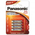 Bateria alkaliczna LR03 AAA 1,5V Panasonic ProPower BLISTER 4szt.