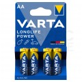 Bateria alkaliczna LR6 AA 1,5V VARTA Longlife Power BLISTER 4szt.