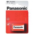 Bateria cynkowo-węglowa 6F22 9V Panasonic BLISTER 1szt.