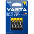 Bateria cynkowo-węglowa R03 AAA 1,5V VARTA Super Heavy Duty BLISTER 4szt.