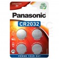 Bateria litowa pastylka CR2032 3V Panasonic BLISTER 4szt.