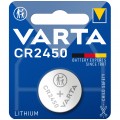 Bateria litowa pastylka CR2450 3V VARTA Lithium BLISTER 1szt.