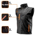 Bezrękawnik, kamizelka robocza ocieplana SOFTSHELL rozmiar M/50 NEO 81-532-M