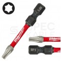 Bit udarowy do wkrętarki TORX TX20 50mm 1/4" HEX Shockwave MILWAUKEE