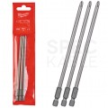 Bity do wkrętarki pistoletowej FSG PH2 148mm 1/4" HEX MILWAUKEE 3szt