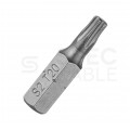 Bity do wkrętarki TORX TX20 25mm 1/4" HEX KLIMAS 2szt
