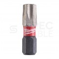 Bity udarowe do wkrętarki TORX TX40 25mm 1/4" HEX Shockwave MILWAUKEE 2szt