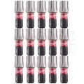 Bity udarowe do wkrętarki TORX TX50 25mm 1/4" SHOCKWAVE 15szt MILWAUKEE