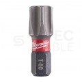Bity udarowe do wkrętarki TORX TX50 25mm 1/4" SHOCKWAVE 2szt MILWAUKEE