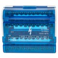 Blok rozdzielczy modułowy Listwa łączeniowa 4x11 125A na szynę DIN TH35 4x (2x 35mm2 + 2x 25mm2 + 5x 6mm2) VCX