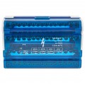 Blok rozdzielczy modułowy Listwa łączeniowa 4x15 125A na szynę DIN TH35 4x (2x 35mm2 + 2x 25mm2 + 12x 6mm2) VCX