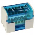 Blok rozdzielczy modułowy ShNK Listwa łączeniowa 2x7 100A na szynę DIN TH35 2x (2x 25mm2 + 5x 6mm2) SIMET