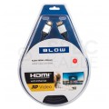 BLOW Silver Kabel HDMI 1.4 High Speed Full HD 4K@24 10m
