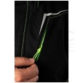 Bluza, kurtka robocza wzmocnienia na łokciach PREMIUM PRO czarna z neonowo-zielonymi przeszyciami rozmiar S/48 NEO 81-214-S