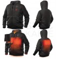 Bluza robocza z kapturem podgrzewana czarna rozmiar L MILWAUKEE M12HHBL3-0