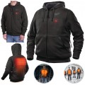 Bluza robocza z kapturem podgrzewana czarna rozmiar L MILWAUKEE M12HHBL3-0