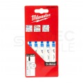 Brzeszczot do wyrzynarki bi-metalowe do metalu 55/1,2mm op. 5szt MILWAUKEE