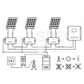 Centrala sterująca SMP-100 do wyłączników MP-20 Sterownik systemu p-poż do instalacji fotowoltaicznych PV AZO DIGITAL