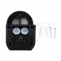 Czujnik ruchu automatyczny PIR, detektor natynkowy regulowany 400W 230V 180st. IP44 o zasięgu działania do 12m czarny V-TAC VT-8028-B