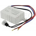 Czujnik zmierzchowy automatyczny natynkowy regulowany z zewnętrznym sensorem / sondą 2000W 10A 230V IP54 biały ORNO
