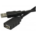 DIGITUS Kabel przedłużacz aktywny USB 2.0 A (wtyk / gniazdo) czarny 10m ze wzmacniaczem