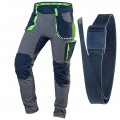Długie spodnie monterskie PREMIUM 4 Way Stretch robocze z paskiem rozmiar XL/54 NEO 81-231-XL
