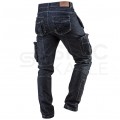 Długie spodnie monterskie, robocze 5-kieszeniowe DENIM jeansowe rozmiar L/52 NEO 81-229-L