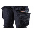 Długie spodnie monterskie, robocze 5-kieszeniowe DENIM jeansowe rozmiar L/52 NEO 81-229-L