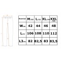 Długie spodnie monterskie, robocze 5-kieszeniowe DENIM jeansowe rozmiar L/52 + pasek NEO 81-229-L + 81-900