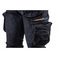 Długie spodnie monterskie, robocze 5-kieszeniowe DENIM jeansowe rozmiar XXL/56 NEO 81-229-XXL