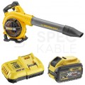 Dmuchawa akumulatorowa,silnik bezszczotkowy 54V XR FLEXVOLT + 1x akumulator Li-Ion XR FLEXVOLT 3.0Ah (w zestawie z ładowarką 8A) 195km/h DCM572X1 DeWALT